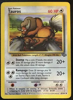 Pokemon - Jungle Set Unlimited 1999 WOTC - Individual Cards - Pick From List! - Image 2