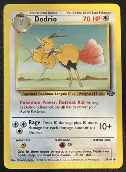 Pokemon - Jungle Set Unlimited 1999 WOTC - Individual Cards - Pick From List! - Image 3