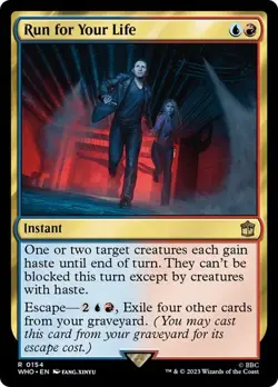MTG - Run for Your Life - Doctor Who - Magic the Gathering - Image 1