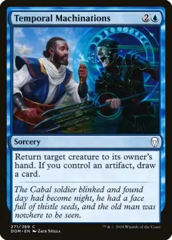 Temporal Machinations [Dominaria] Lightly Played - Image 1