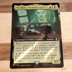1x Mr. House, President and CEO, Extended Surge Foil 0949, Fallout, Magic MTG NM - Image 1