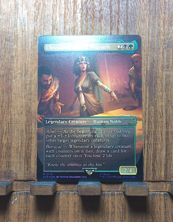 MTG❤ Cleopatra, Exiled Pharaoh (Borderless FOIL Mythic) Near Mint PACK FRESH! - Image 2