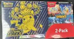 Pokemon TCG: Surging Sparks 2 Pack ETB & Booster Bundle - Image 1