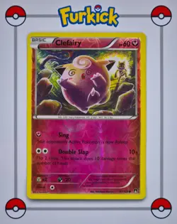 Pokemon TCG Clefairy 81/122 Reverse Holo | Breakpoint | HP - Image 1