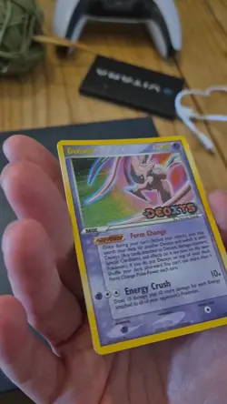 Pokemon Deoxys EX Reverse Holo Stamped Card 17/107 EX Deoxys LP/NM - Image 2