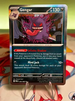 Gengar 050/088 Holo Rare ME03 Perfect Order Pokemon NM - Image 1