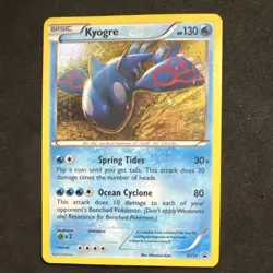 Kyogre #XY51 - Holo Black Star Promo - Spring Tides Ocean Cyclone - Pokemon 2015 - Image 1
