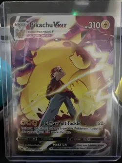 Pikachu VMAX TG17/TG30 Swsh11: Lost Origin Trainer Gallery Full Art Holo Card - Image 2
