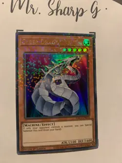 CYBER DRAGON - 1st EDITION HAC1-EN014 ENGLISH YuGi-Oh! CARD ULTRA RARE HOLO - Image 3