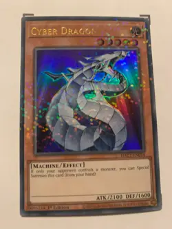 CYBER DRAGON - 1st EDITION HAC1-EN014 ENGLISH YuGi-Oh! CARD ULTRA RARE HOLO - Image 5