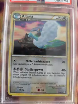 Pokemon Card Altaria Triumphant Triumph Holo 2009 Rare Vintage Deutsch PSA 8 - Image 3