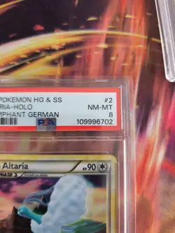 Pokemon Card Altaria Triumphant Triumph Holo 2009 Rare Vintage Deutsch PSA 8 - Image 4