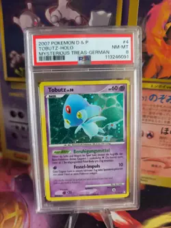 Pokemon Card Azelf Tobutz Lv. 50 Mysterious Treasures Holo German Deutsch PSA 8 - Image 1