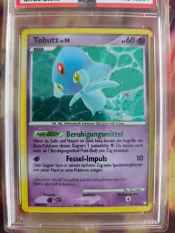 Pokemon Card Azelf Tobutz Lv. 50 Mysterious Treasures Holo German Deutsch PSA 8 - Image 3