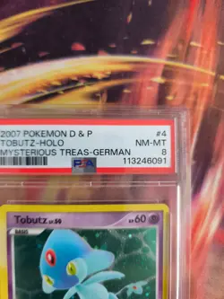 Pokemon Card Azelf Tobutz Lv. 50 Mysterious Treasures Holo German Deutsch PSA 8 - Image 4