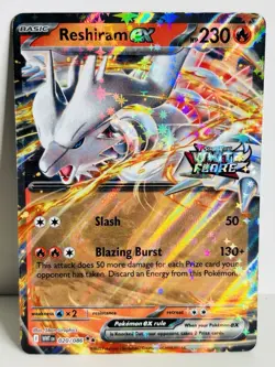 Reshiram ex - 020/086 - Stamped Promo - White Flare - Pokemon Card - - Image 1