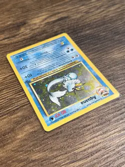 Aquana Jungle Holo Deutsch Swirl LP/NM Vintage Pokemon Karte - Image 5