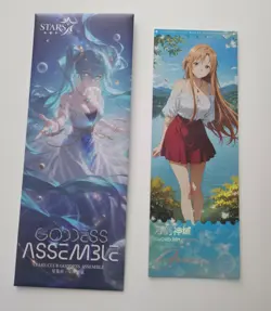 Single Goddess Assemble Card Bookmark Ticket - Puzzle Sword Art Online Asuna - Image 1