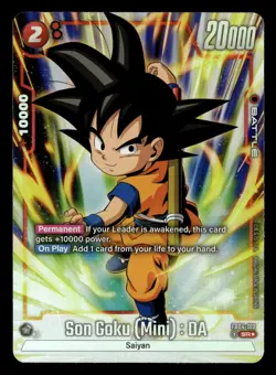 Son Goku (Mini): Da FB04-012 SR☆ Fusion World Dragon Ball Super Card - Image 1