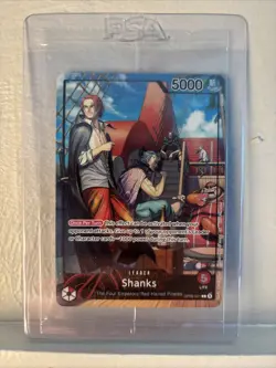 One Piece Shanks Leader Promo Card PSA Magazine Exclusive OP09-001 Sealed - Image 1