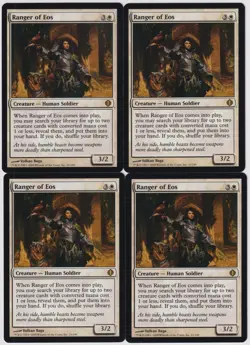 MTG 4X Ranger of Eos X4 Shards of Alara Magic - LP/MP - Image 1