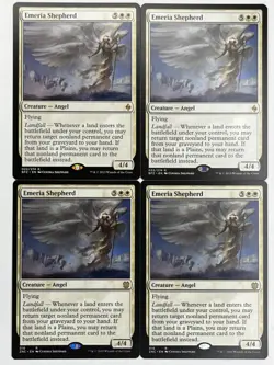 MTG 4X Emeria Shepherd X4 Battle for Zendikar & Zendikar Rising Magic - NM - Image 1