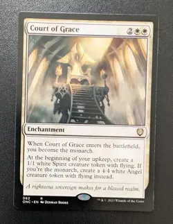 MTG Phyrexia: All will be One Commander Rare COURT OF GRACE NM - Image 1