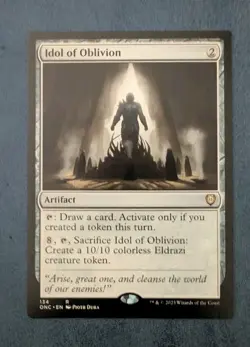 MTG Phyrexia: All will be One Commander Rare IDOL OF OBLIVION NM - Image 1