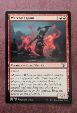MTG Commander 2015 Uncommon WARCHIEF GIANT NM - Image 1
