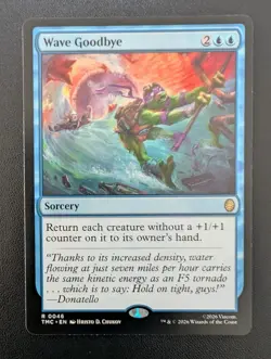 MTG Teenage Mutant Turtles Rare WAVE GOODBYE NM - Image 1