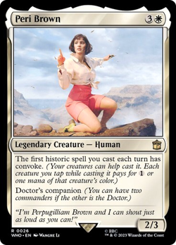 MTG - Peri Brown - Doctor Who - Magic the Gathering - Image 1