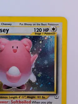 Pokemon Blissey Holo Neo Revelation #2/64 MP TCG - Image 3