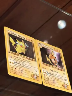 Pokemon TCG Lt. Surge's 1st Ed. Pikachu Gym Heroes W/ Raichu - Image 4
