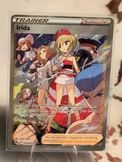 Pokemon TCG Irida GG63/GG70 Crown Zenith Galarian Gallery Ultra Rare Holo - Image 1