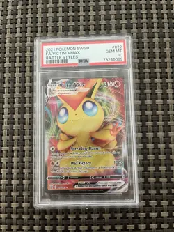 Pokemon TCG Victini VMAX Sword & Shield Battle Styles Ultra Rare Card 022/163 - Image 1