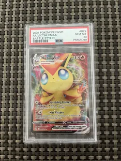 Pokemon TCG Victini VMAX Sword & Shield Battle Styles Ultra Rare Card 022/163 - Image 4