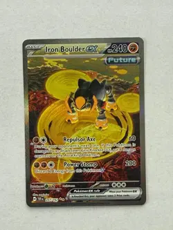 Iron Boulder ex 207/162 Special Illustration Rare Temporal Forces Pokemon NM - Image 1