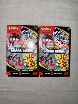 Lot of 2x Pokemon TCG: Chaos Rising Booster Bundle Factory Sealed - In Hand - Image 1