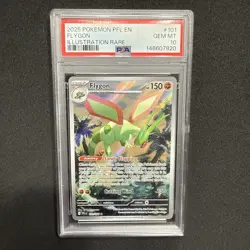 2025 POKEMON PFL EN-PHANTASMAL FLAMES ILLUSTRATION RARE #101 FLYGON PSA 10 - Image 1