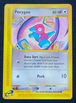 Pokemon TCG Porygon Aquapolis 103b/147 Regular MP - Image 1