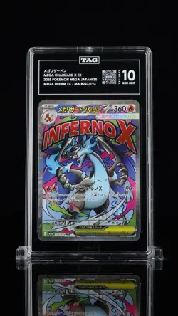 Mega Charizard X ex MA 223/193 M2a MEGA Dream ex Pokemon Card Japanese TAG 10 - Image 1