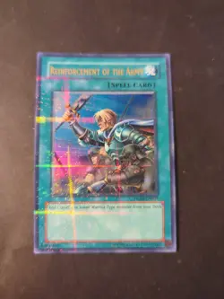 YuGiOh Reinforcement of the Army HL06-EN004 Ultra Parallel Rare Hobby League Nm - Image 1
