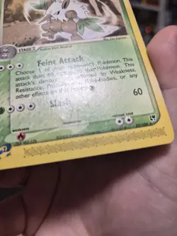 Shiftry 22/100 Unlimited Pokemon Ex Sandstorm Card LP - Image 3