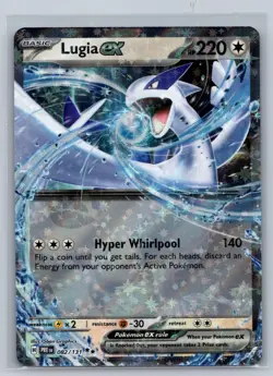 Lugia ex 082/131 Double Rare Prismatic Evolutions Pokemon Card A018-000 NM - Image 1