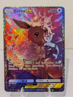 Custom Fan Art Eevee Card - Image 1