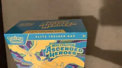 Pokemon TCG Ascended Hero’s Elite Trainer Box Small Tear - Image 1