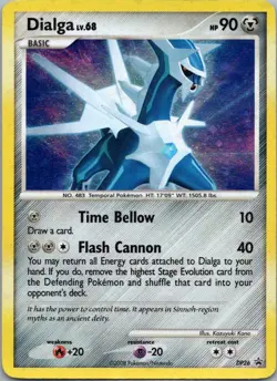Pokemon TCG Dialga DP26 DP Black Star Promos Cosmos Holo LP - Image 1
