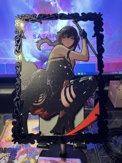 A5 Large Metal Card Serialized Waifu Anime Card Yor Forgor - Image 1