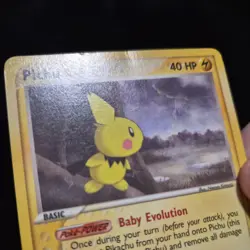 Pokemon EX Sandstorm 2003 Pichu 20/100 Non Holo Rare LP - Image 2