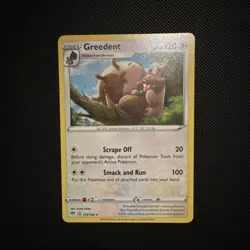 Swsh03 Darkness Ablaze Greedent 153/189 Rare Stage 1 Regular EN 120 HP - Image 1